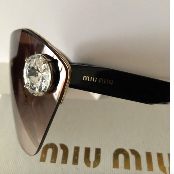 Miu Miu Women\'s Mirrored Shield Sunglasses, 120mm main image 6